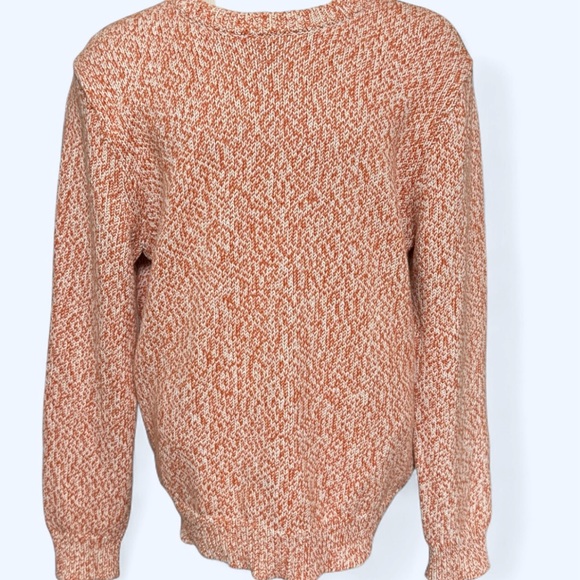 J. Crew Other - J. CREW Men's Marled Orange Crewneck Sweater Size L